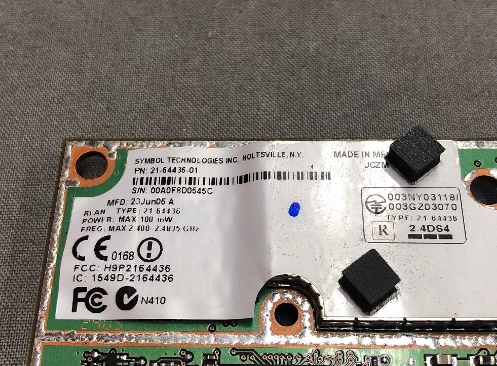 Symbol MOTOROLA MC9060 BAR CODE SCANNER 21-64436-01 CPU Main Logic Board