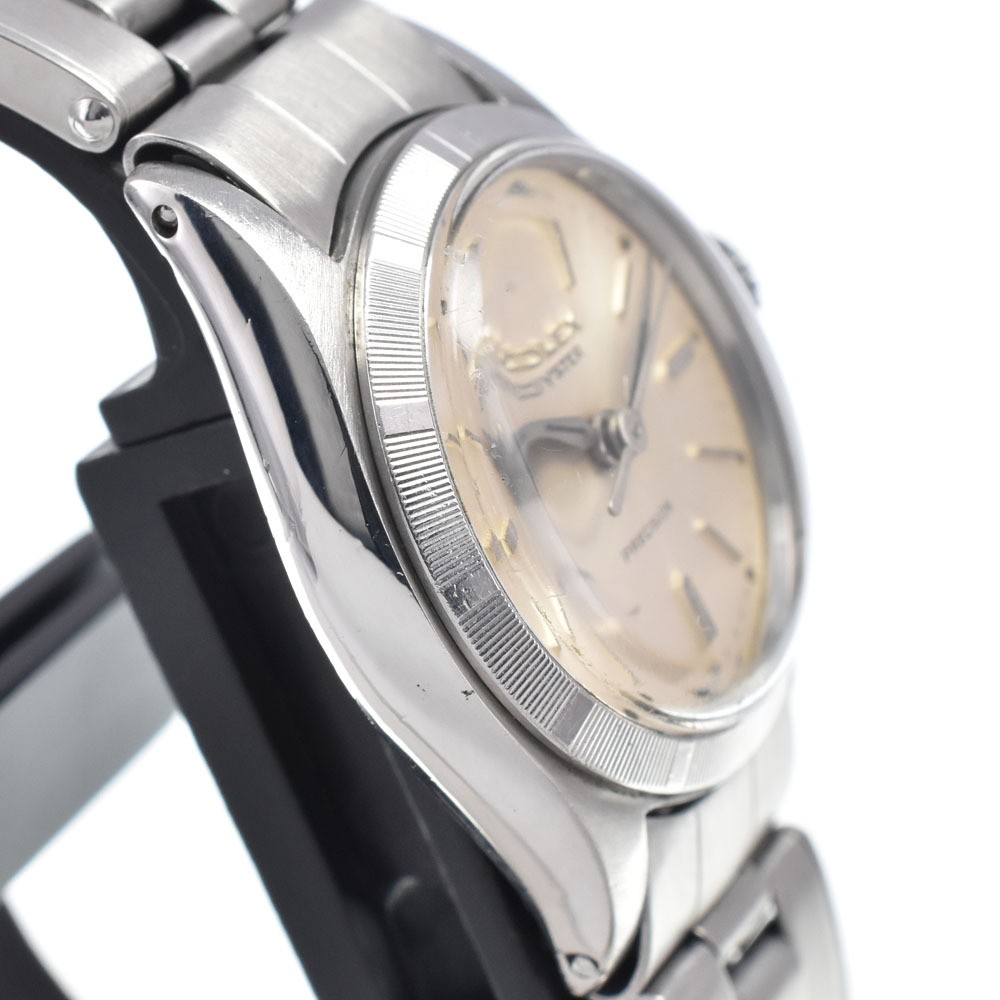 ROLEX Watch 6411 Oyster Precision Cal.1310 Silver Beige Manual Winding Women’s
