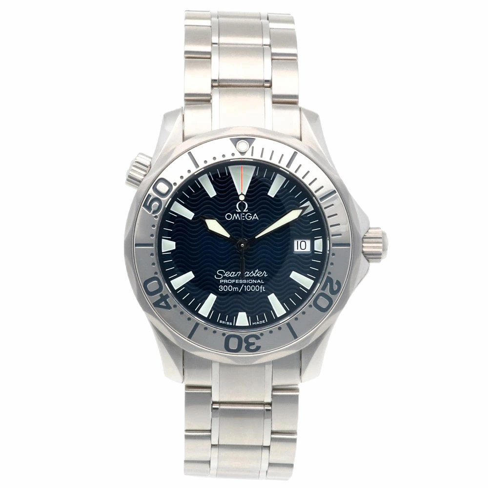 Omega Wristwatch Seamaster Professional Stainless Steel Quartz for Men’s