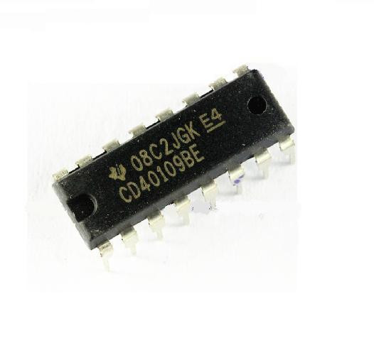 10PCS CD40109BE IC QUAD LO-HI VOLT SHFTR 16-DIP TI New good quality
