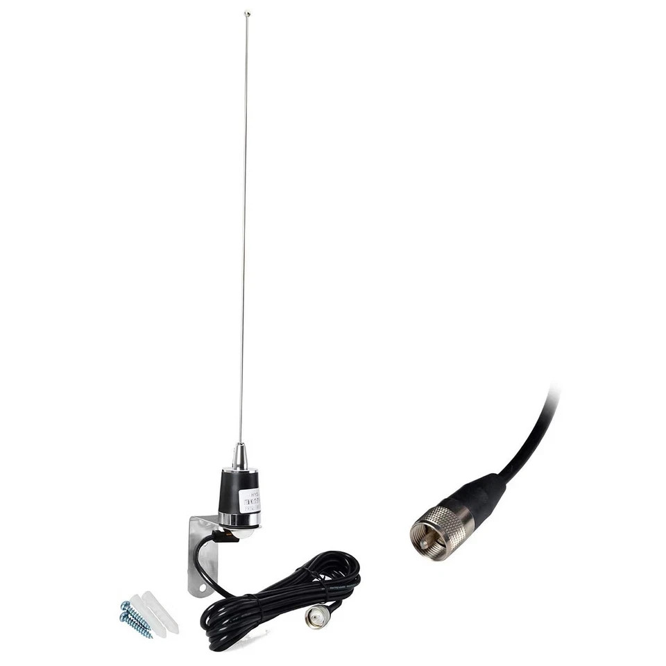HYS Amateur Antennas Dual-Band NMO 20 Inch Antenna VHF 144/UHF 430MHz NMO L S…