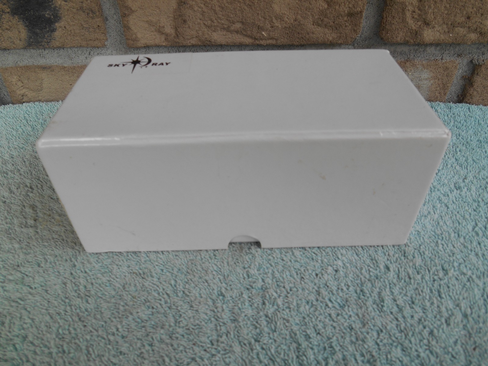 VINTAGE SKY RAY EMPTY BOX ONLY! FOR STORAGE OR SALES! 3-5/8 X 7-1/4 X 3-1/8 TALL