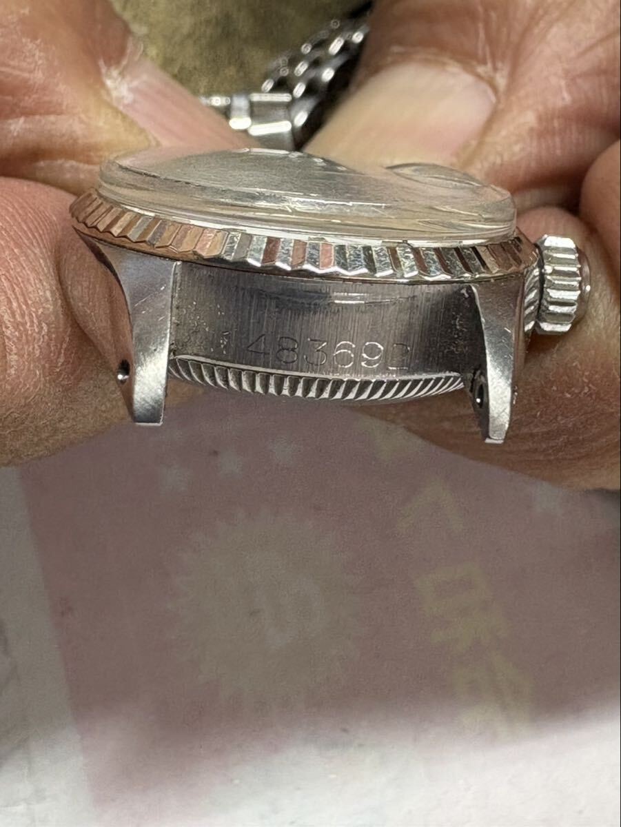 ROLEX Watch Oyster Perpetual 6517 Date Automatic Stainless Steel Silver Women’s