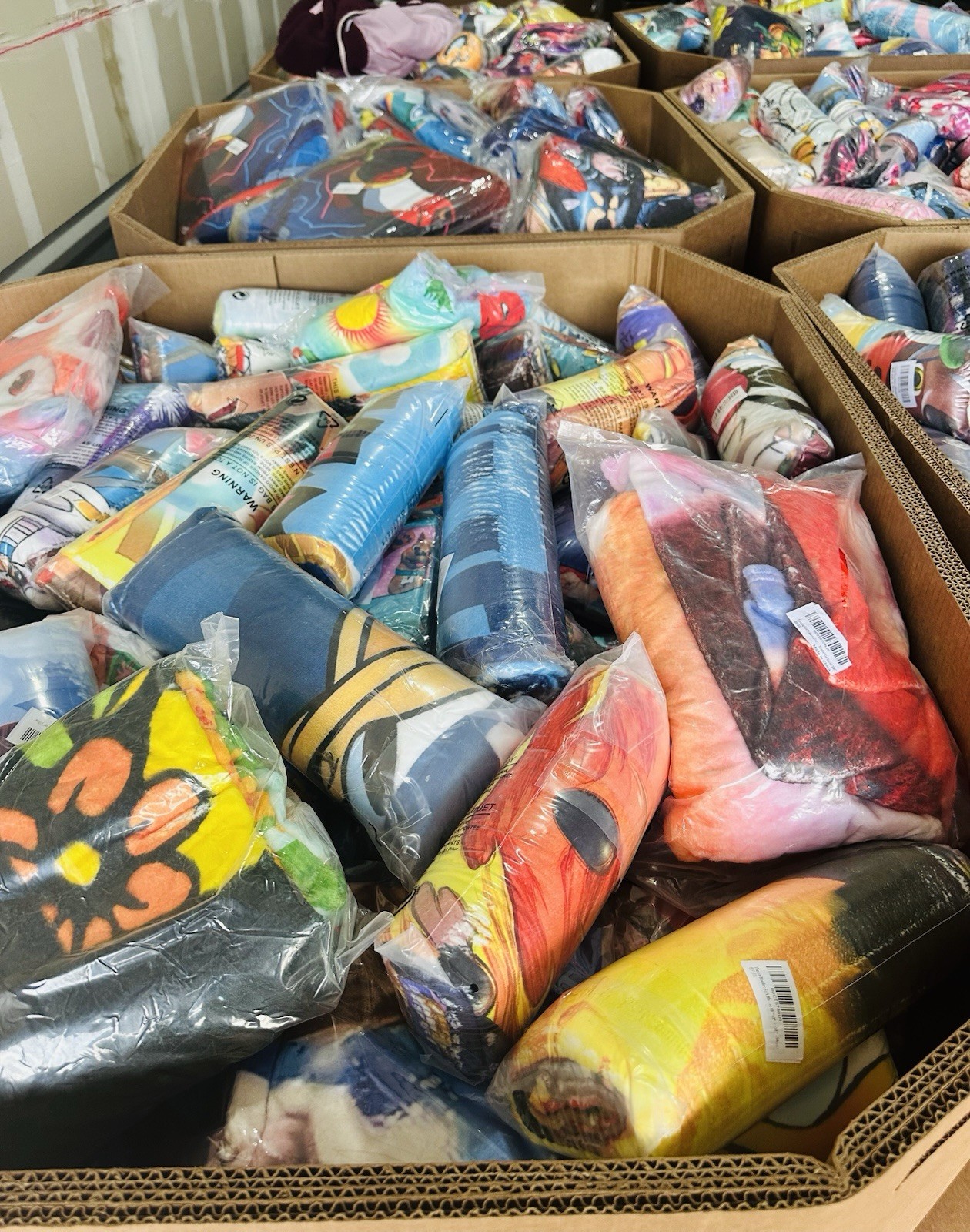 Mystery Box Of Blanket Random Anime, Superhero’s, Kids Shows, Cartoons NEW