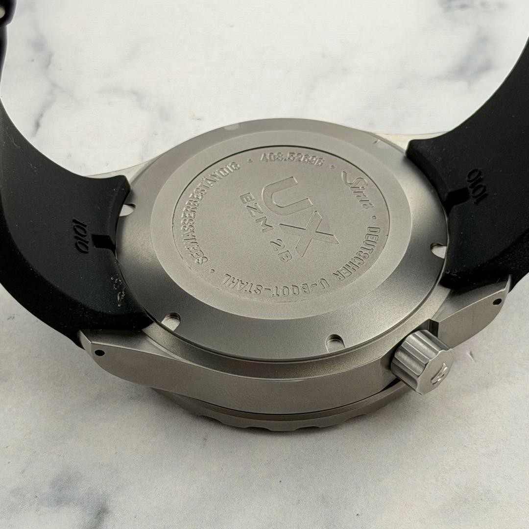 Sinn Watch 403 UX.GSG9 Black Dial Silicone Strap Sapphire Crystal w/Warranty