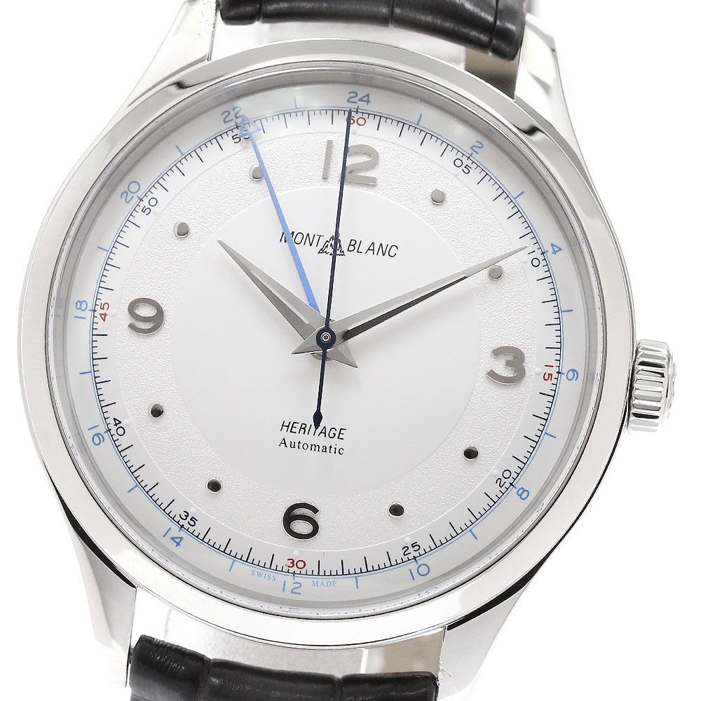 Montblanc 7492 119948 Heritage GMT Automatic Stainless Steel Leather Men’s Watch