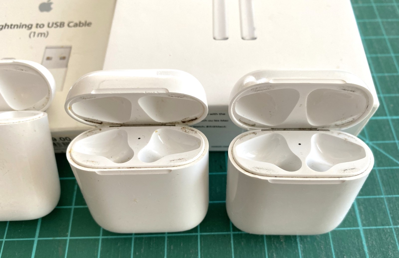 Apple iPad iPhone Watch AirPods Charging Cases Headphones Empty Boxes Parts Only