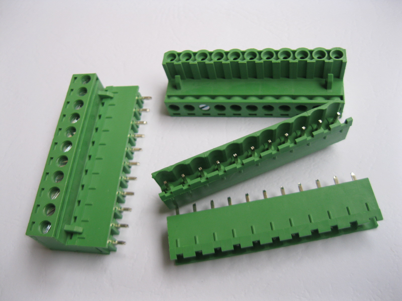 20 pcs 11 pin/way 5.08mm Screw Terminal Block Connector Green Pluggable Type New