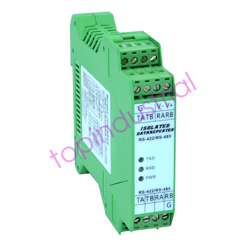 2-way RS-485 repeater industrial with optical isolation 2 in 2 out Lightning