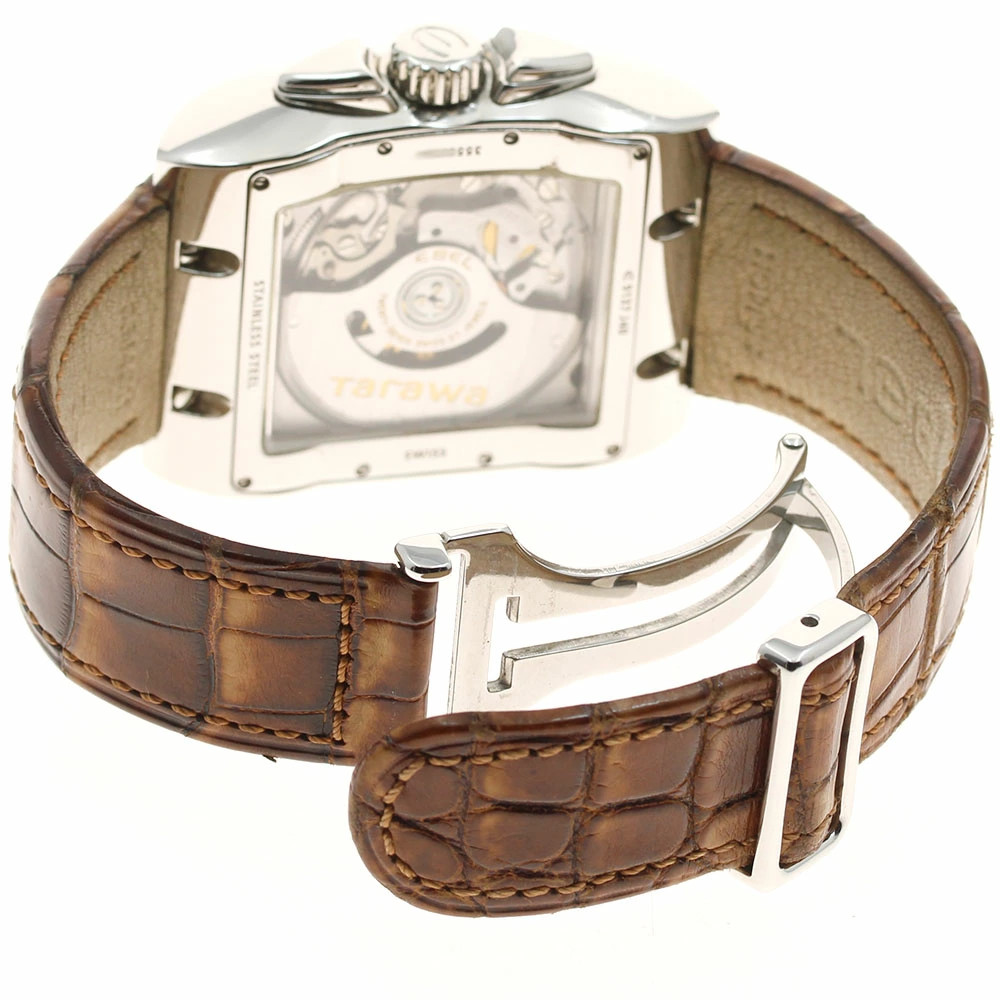 Ebel Tarawa Date Chronograph E9137J40 Automatic Men Stainless Steel Boxed 41mm