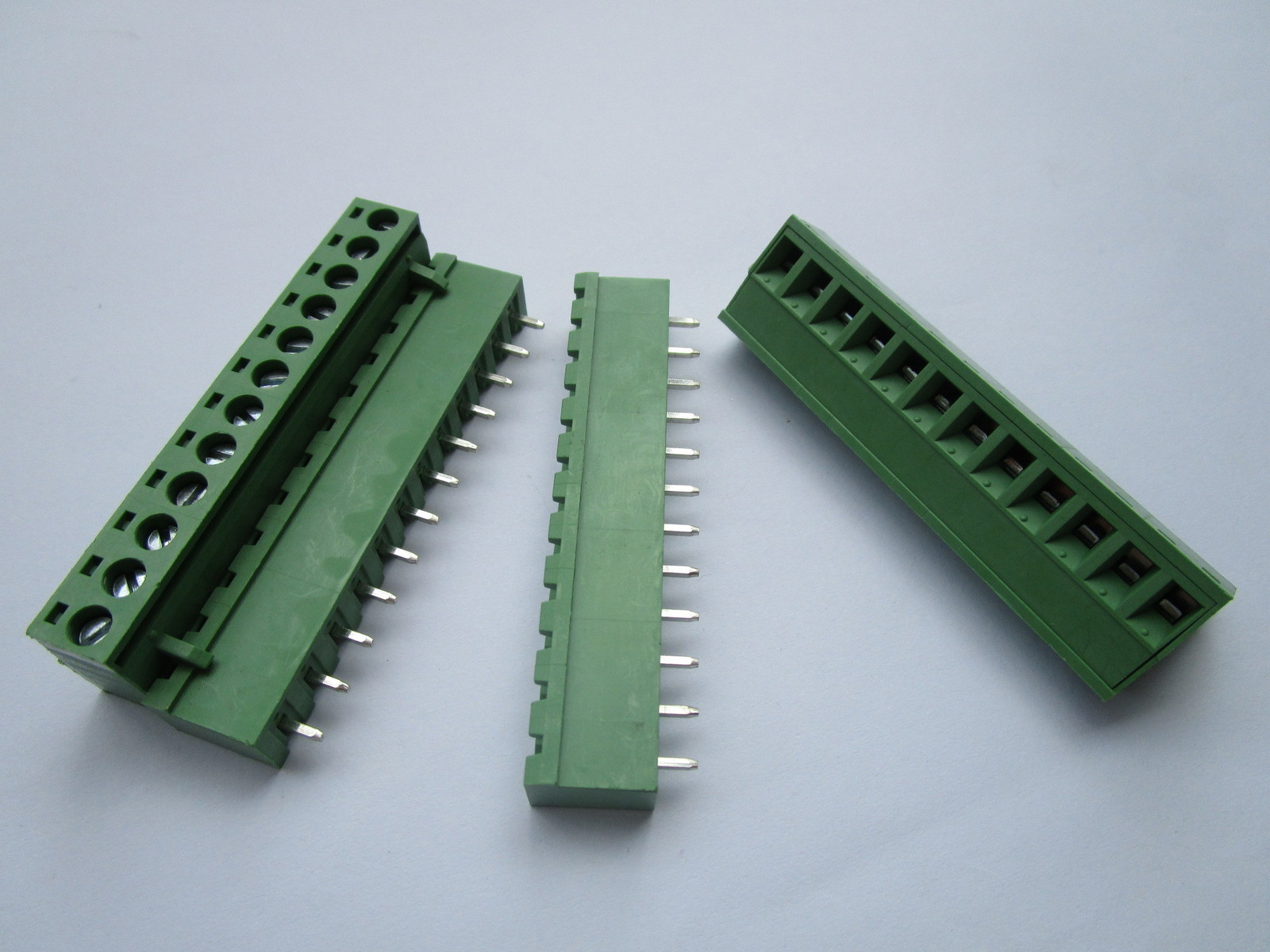 12 pcs 5.08mm Close Straight 12pin Screw Terminal Block Connector Pluggable Type