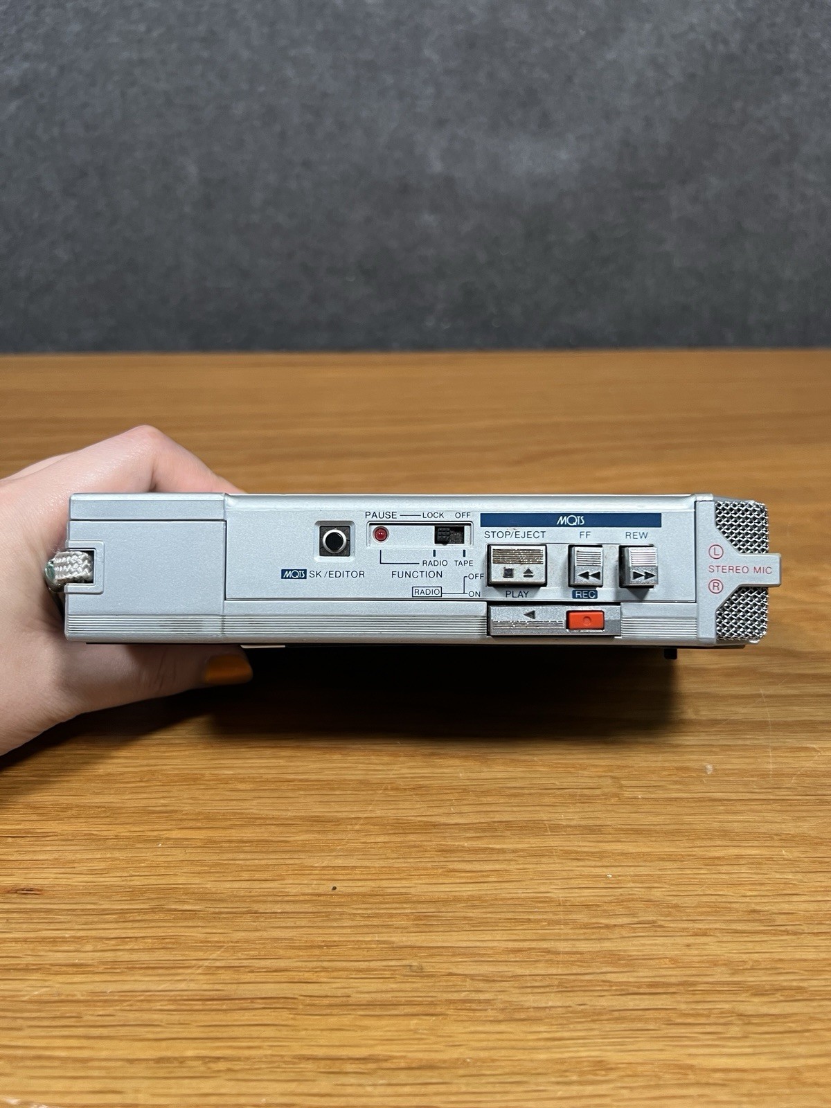 Toshiba KT-R2 Stereo Cassette Recorder w/ RP-S2 FM Tuner Case As-Is Parts Repair