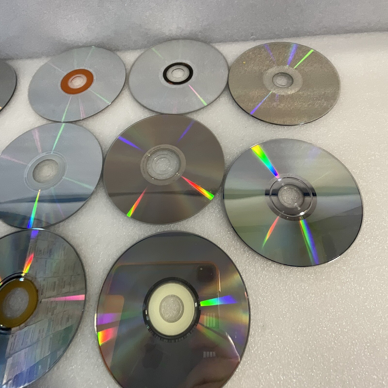Lot of 33 Disks No Covers CD DVD Video Game Scratches AS-IS