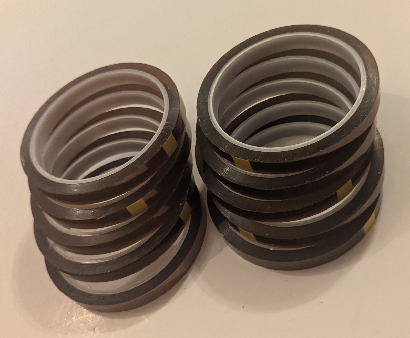 10 Rolls 1/2″ Adhesive Hi-Temp Heat Resistant Soldering Polyimide Kapton tape 3B