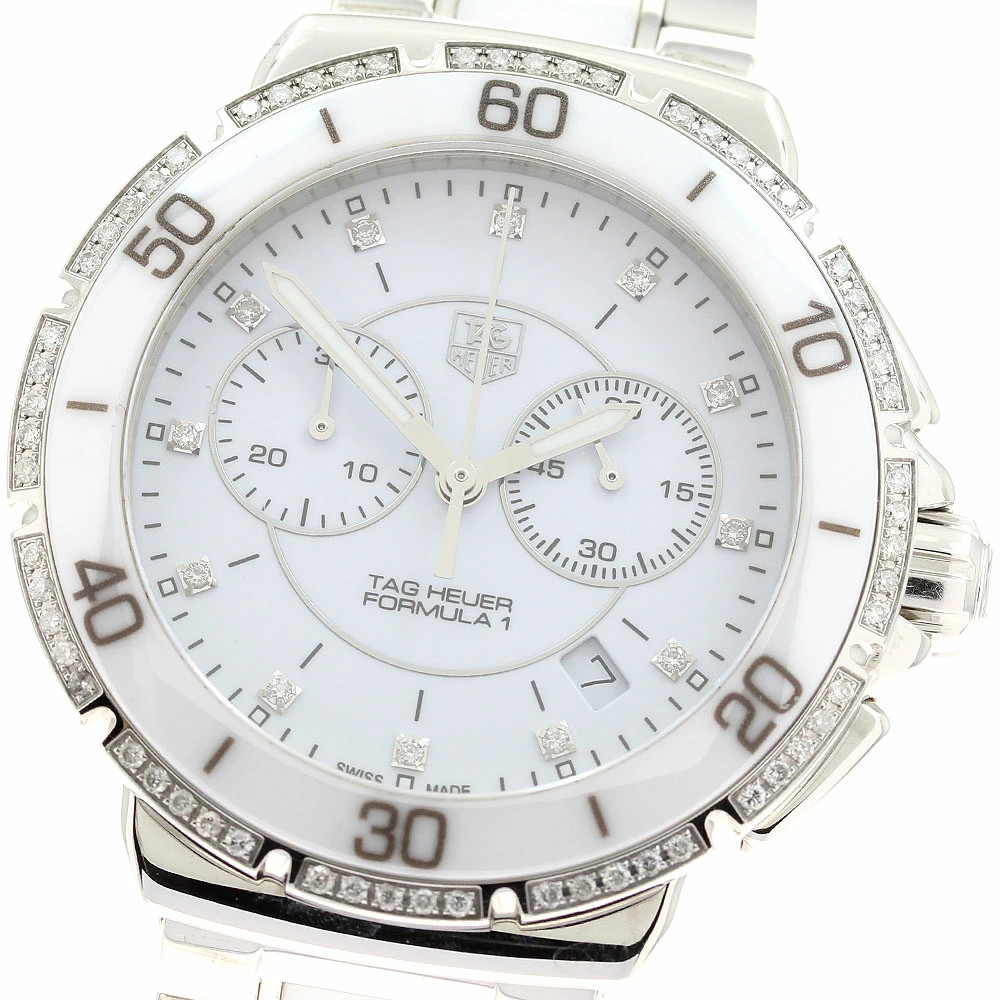 TAG Heuer CAH1213.BA0863 Formula 1 Chronograph Diamond Quartz Men’s Links Auth
