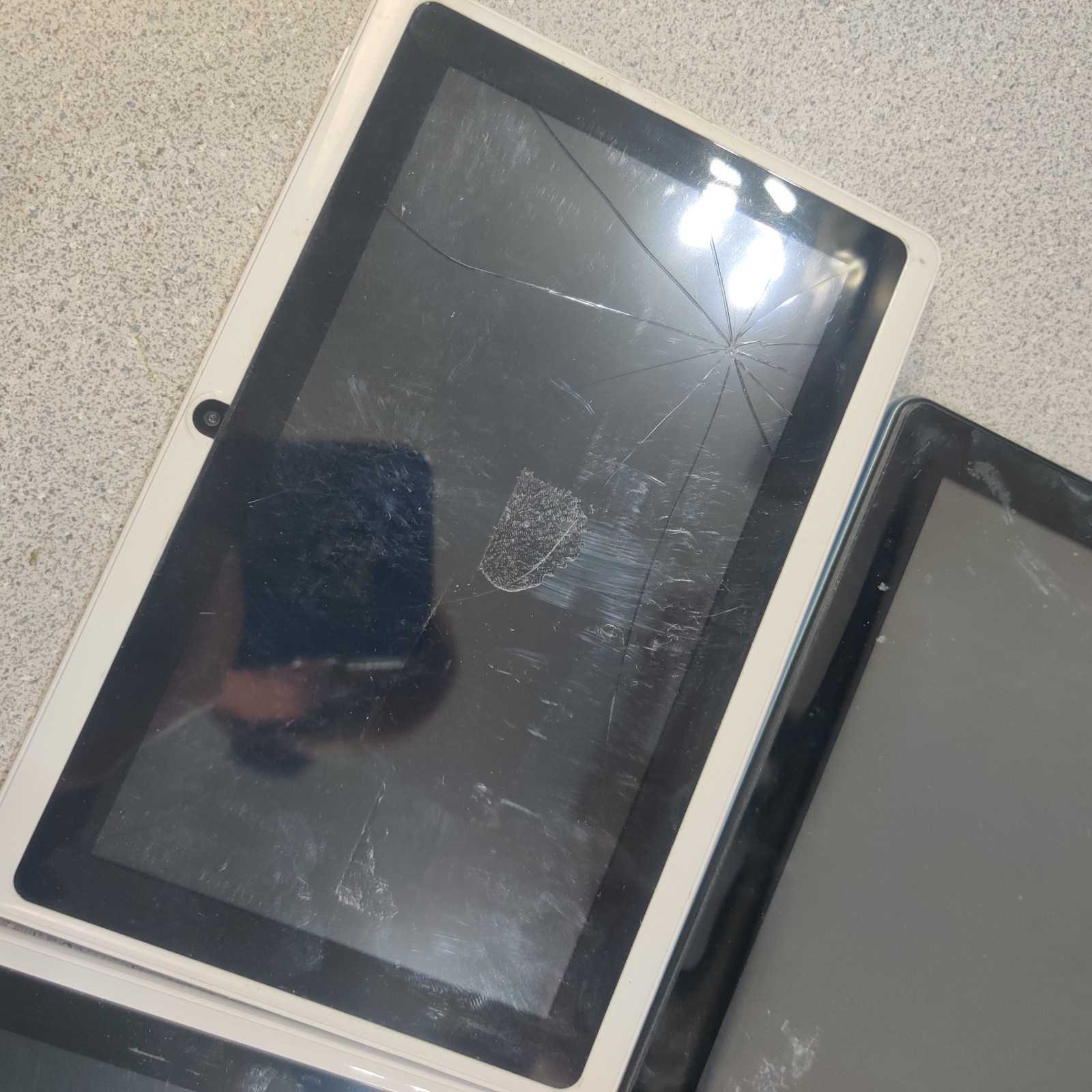 LOT OF 12 UNBRANDED TABLETS FOR PARTS UNTESTED SOLD AS IS