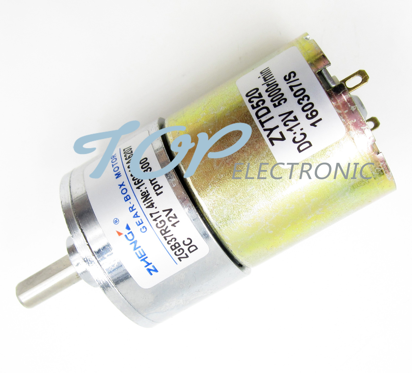 12V DC 300 RPM High Torque Gear-Box Electric Motor Hot