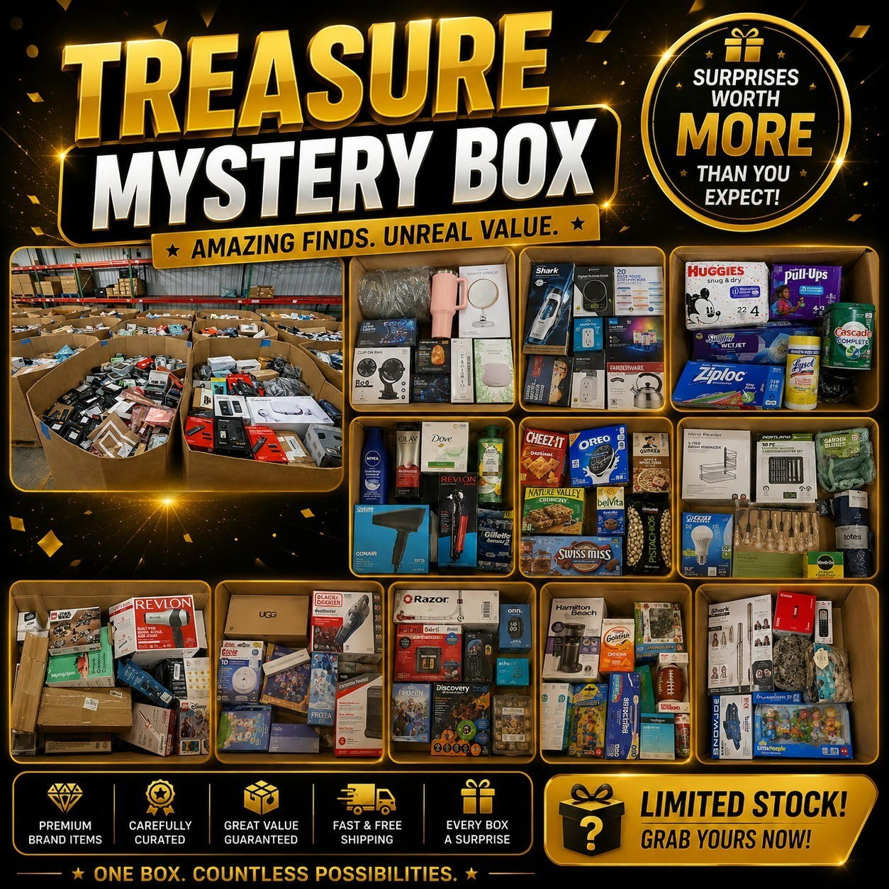 Target Value Merchandise Box – Wholesale Merchandise Bundle