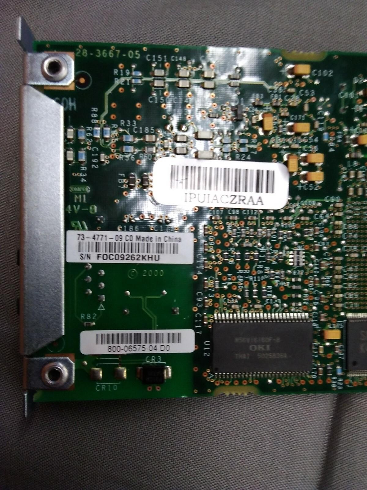 ADSL WIC CARD FOR CISCO 1841 SYSTEM 73-4771-09 800-066575-04 DO