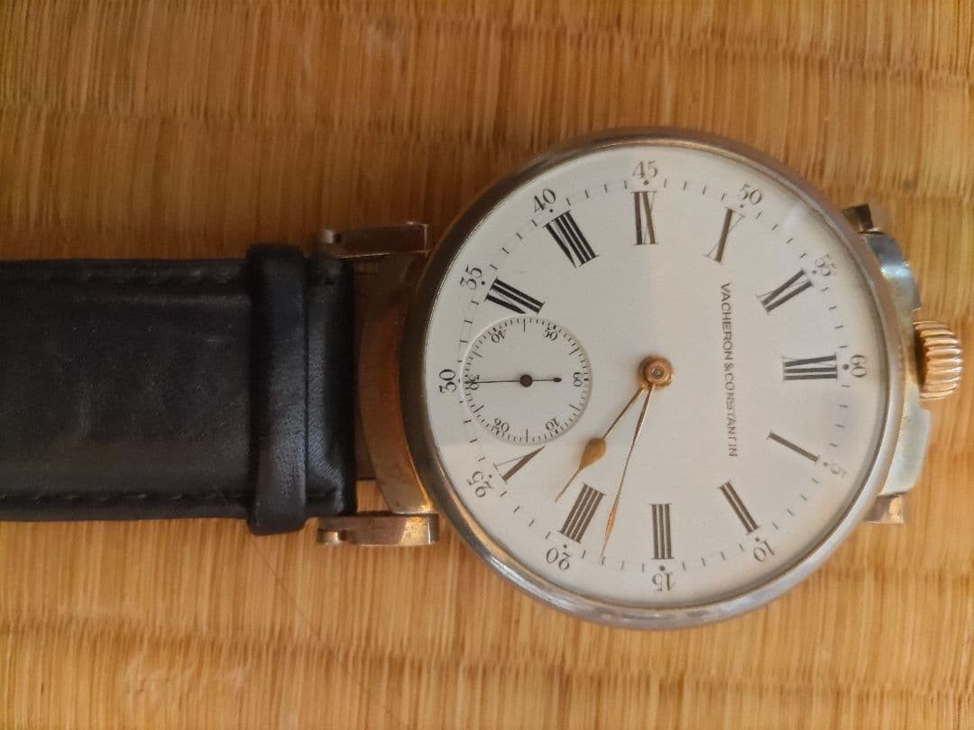Vacheron Constantin Wristwatch Hand-wound for men black color with box