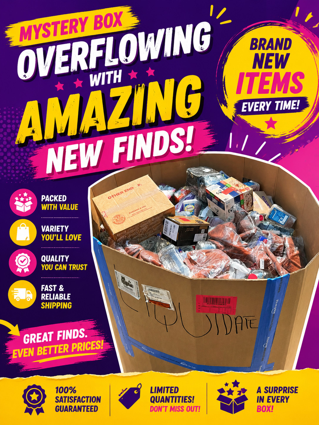 Amazon Warehouse Deal Cache – Retail Overstock Treasure Lot