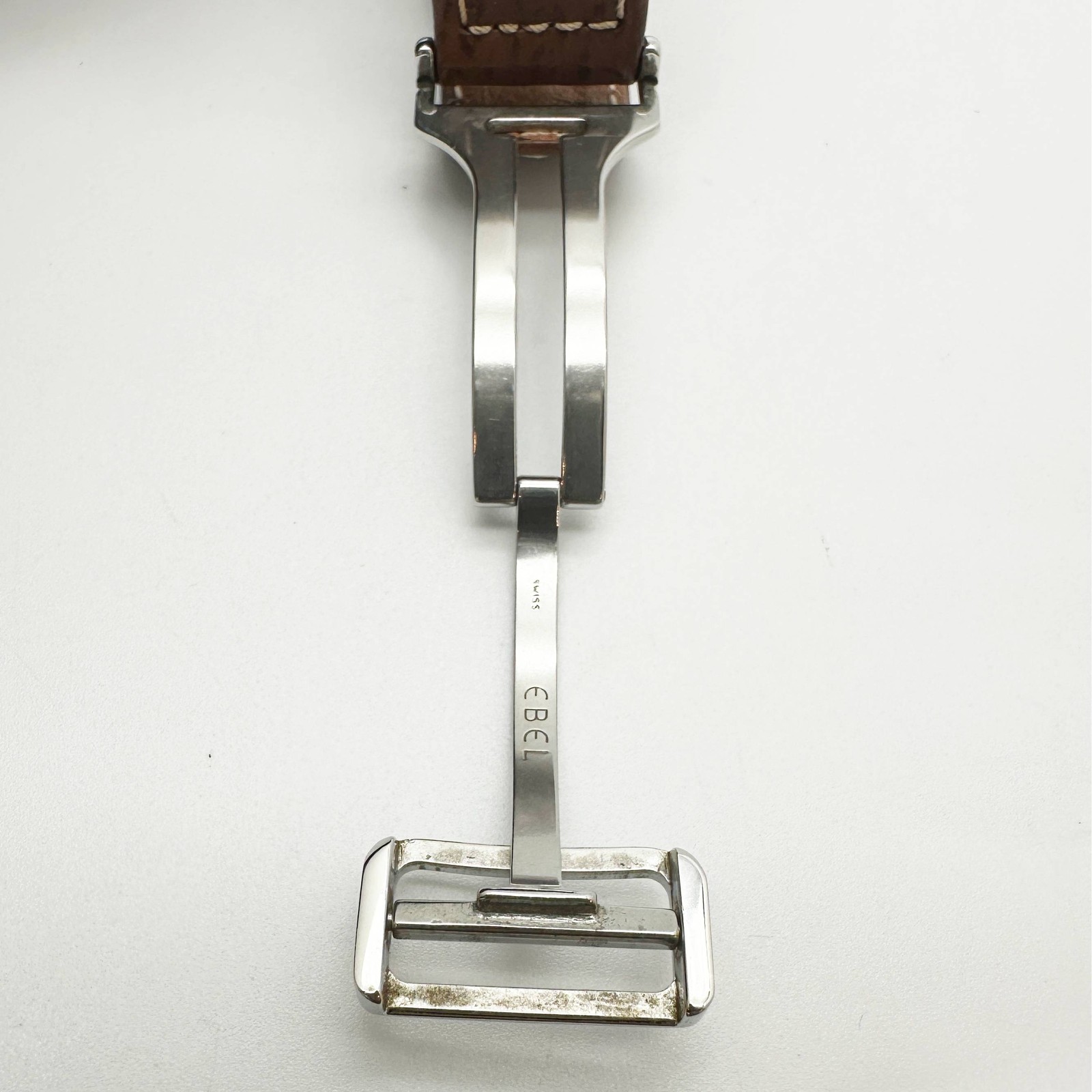 Ebel Voyager 1124913 Automatic Stainless Steel x 18YG Leather Strap Men’s Watch