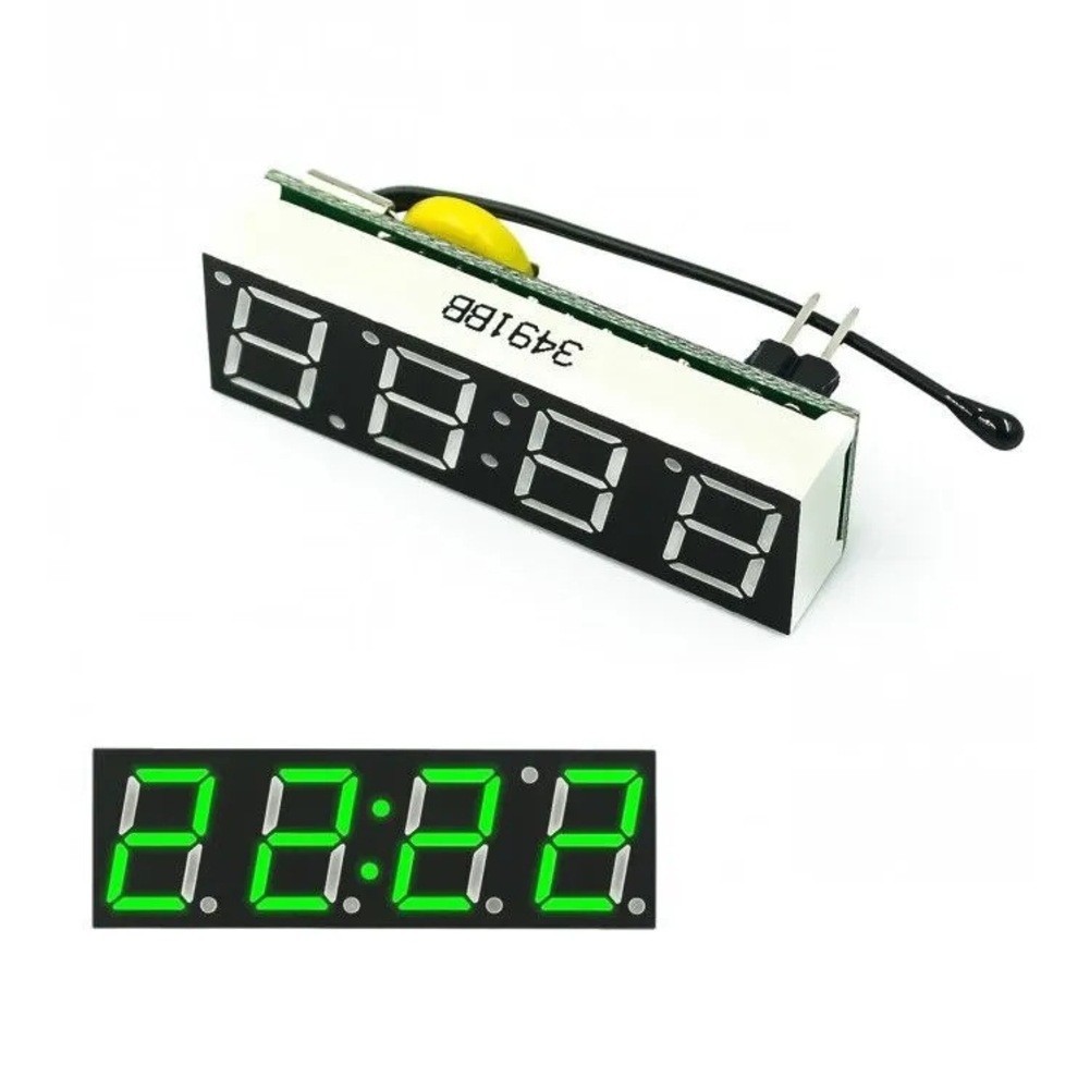 Digital Clock Module Customizable Display Options Automatic Brightness Control