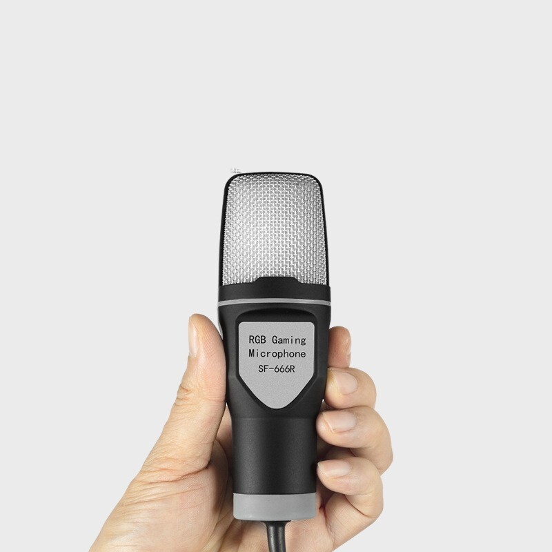 Clear Full RGB Capacitor Esports Gaming Microphone