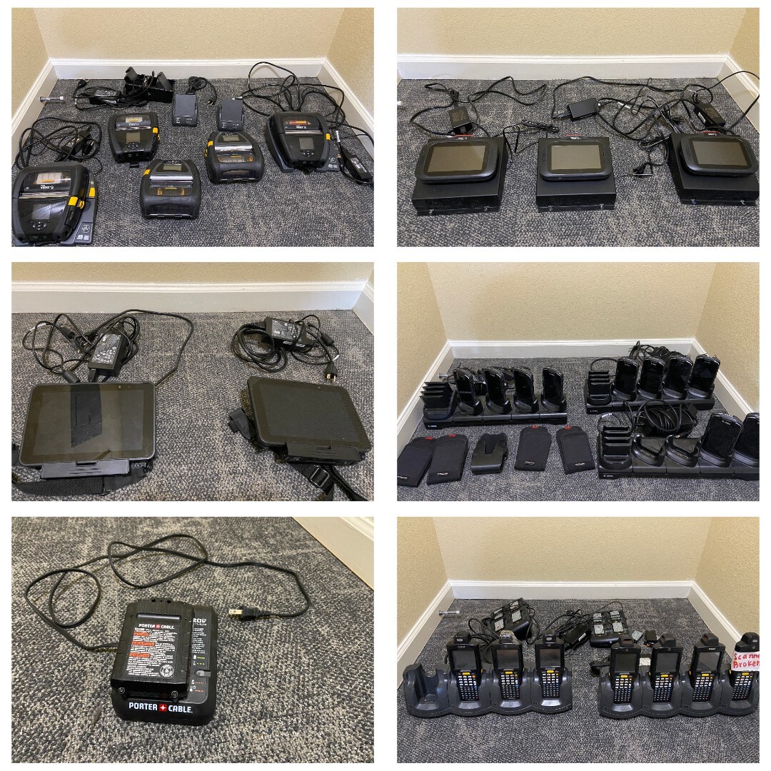 Used Scanner and Portable Printer Lot (Zebra, Motorola)-SOLD AS IS