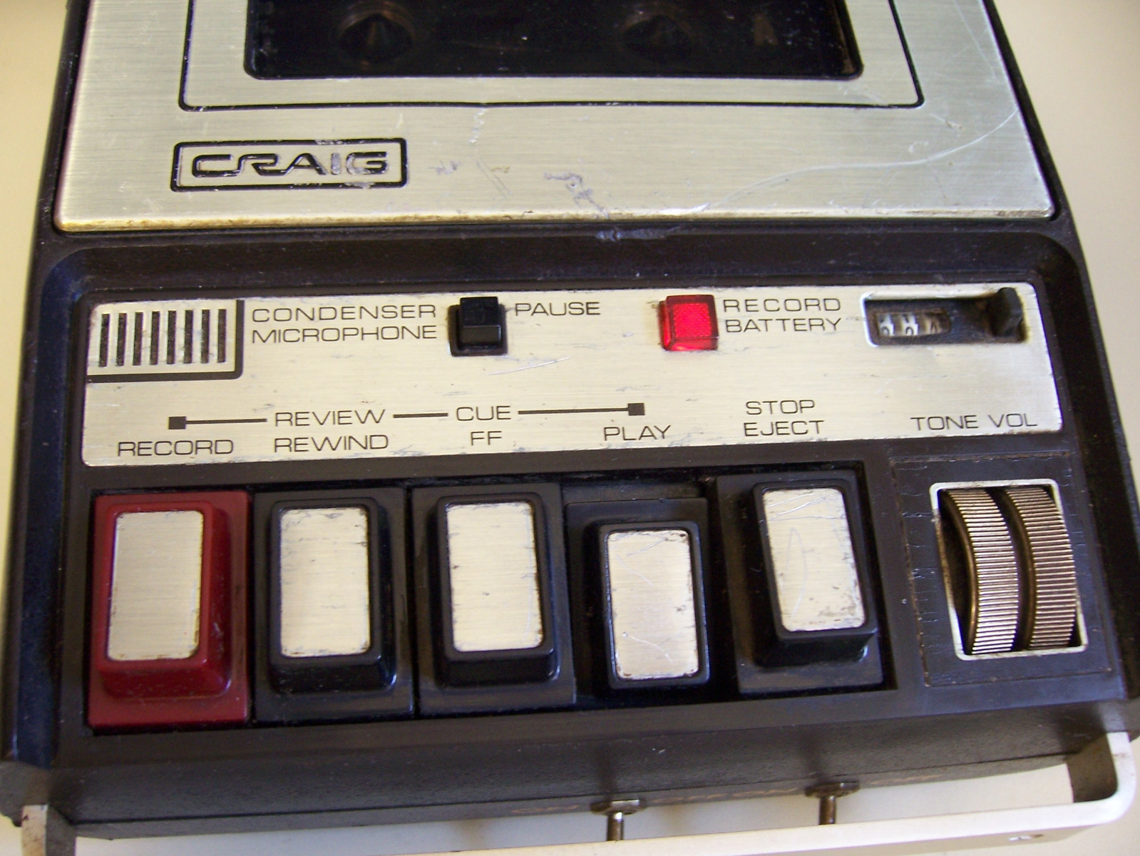 VINTAGE CRAIG 2628 CASSETTE PLAYER RECORDER CTR-8FS Modified 2 Way radio record