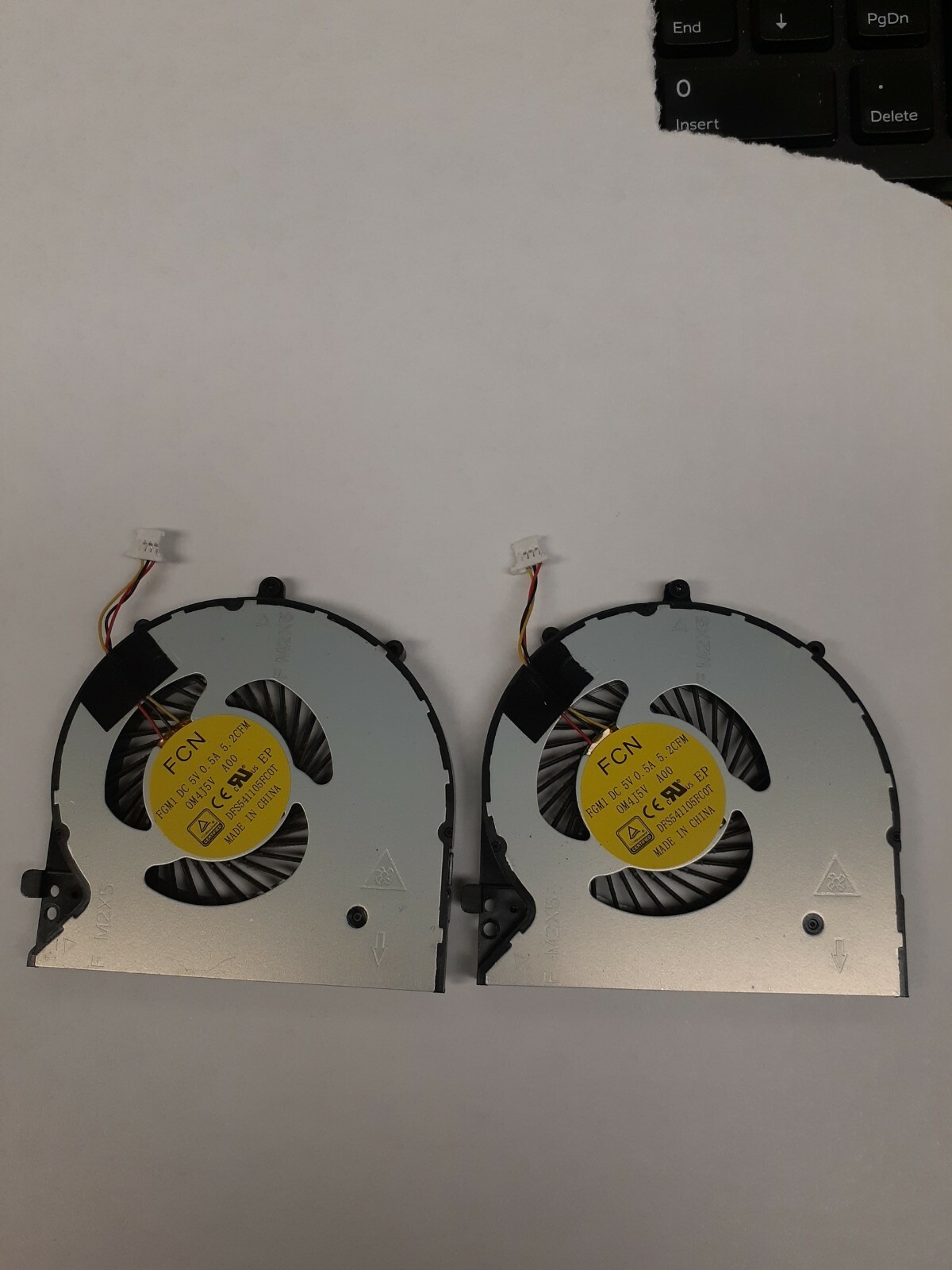 LOT OF 2 Dell Latitude 3470 3570 CPU Cooling Fan M4J5V 0M4J5V DFS541105FC0T