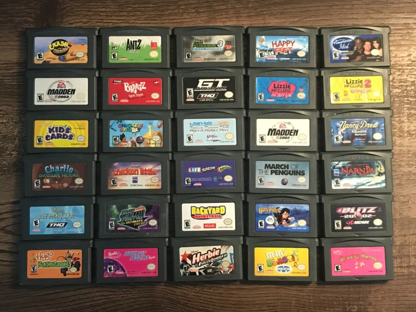 Nintendo GameBoy Advance Game Fun Pick & Choose GBA Video Games Updated 10/1/24