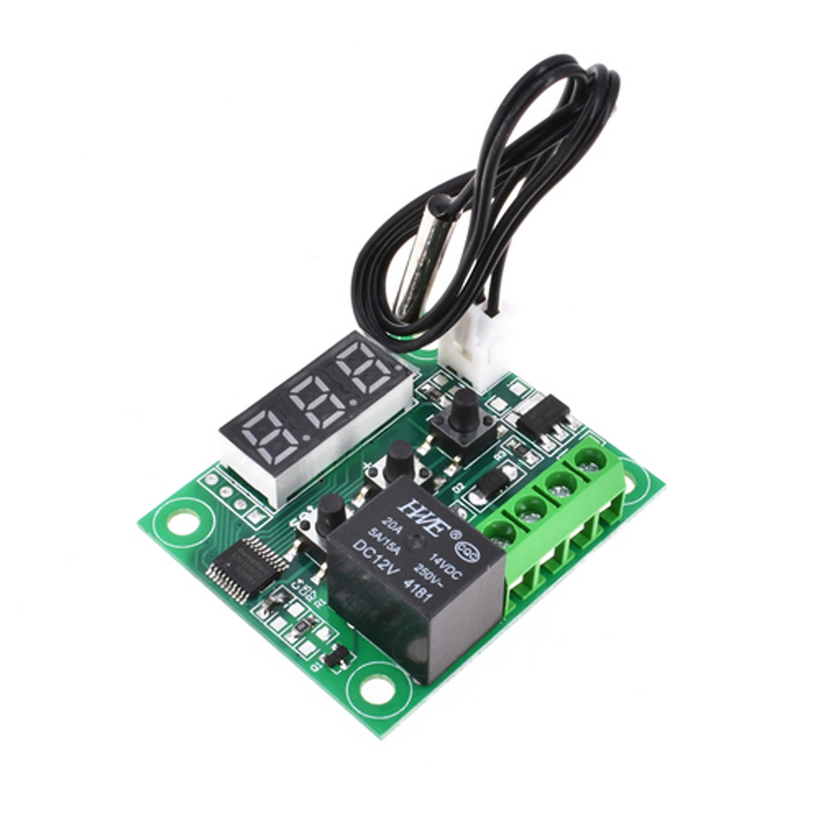 -50-110°C W1209 Digital thermostat Temperature Control Switch 12V sensor M103