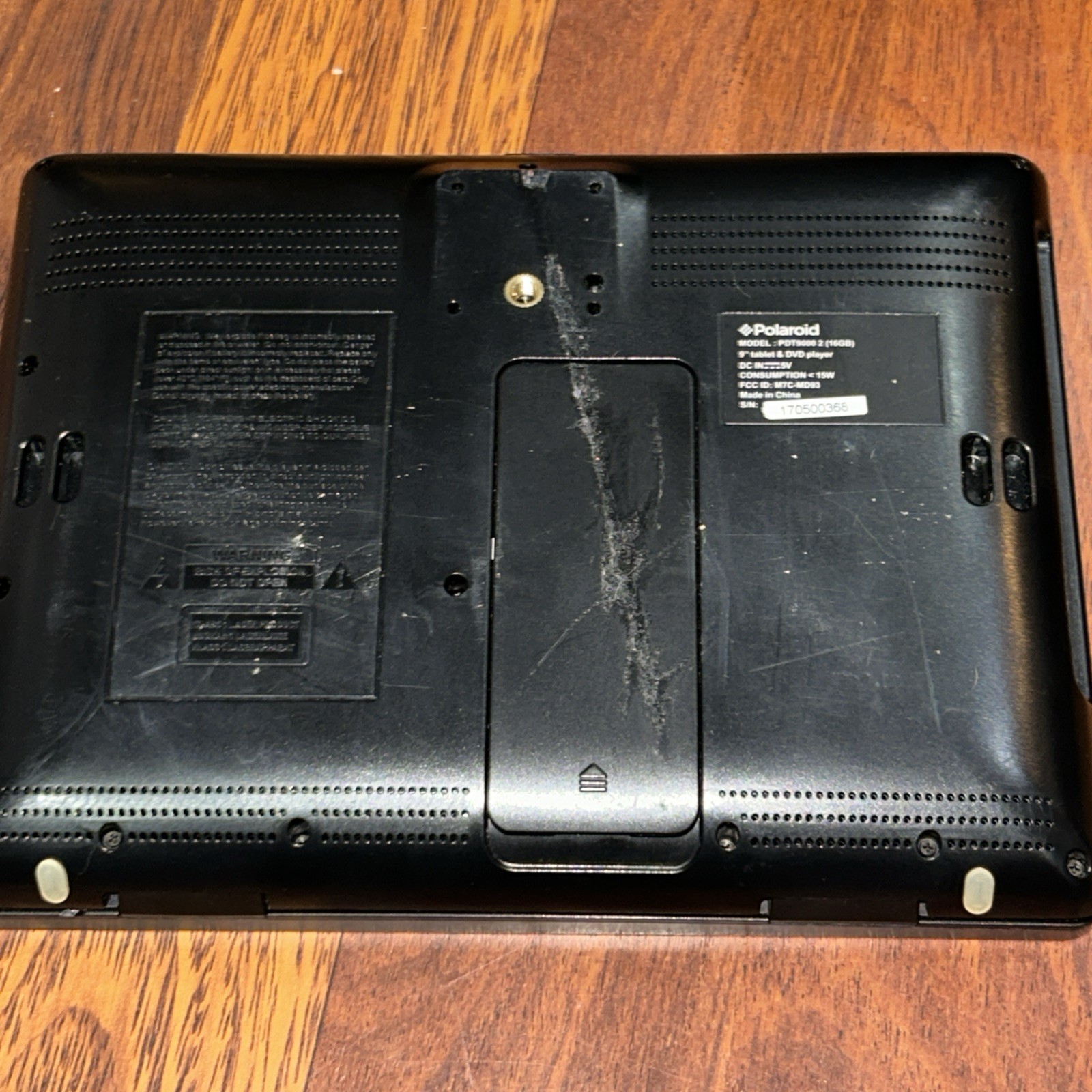 Lot of 2 Polaroid 9” & Vextra 7” Portable DVD Players With Case. Not Tested