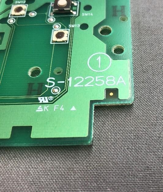 HP LaserJet 5550 Printer Control Panel BOARD RG5-8005 S-12258A