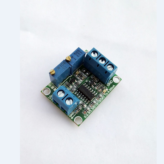 Voltage to Current 0-5V/10V/15V to 4-20mA Isolation Transmitter Signal Converter
