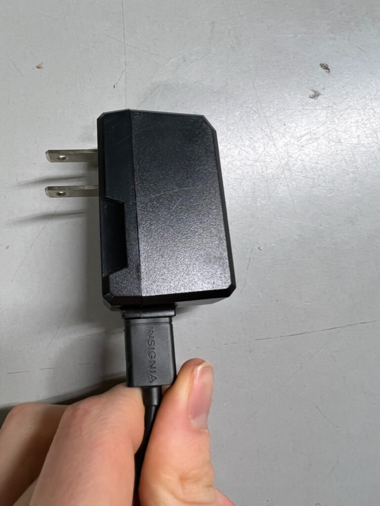Original OEM Casio USB to Micro Charger – Charging Block + Cord CNR751 – BLACK