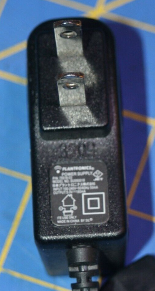 5V 180mA Plantronics Power Adapter – Plantronics Model SU050018 P/N 75518-03