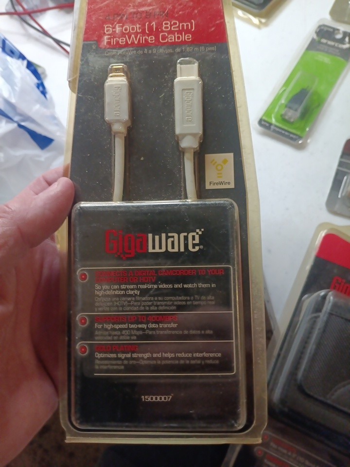 Miscellaneous Lot Of NIB GIGAWARE,RADIO SHACK 41 TOTAL SOLD FOR PARTS FREE SHIP