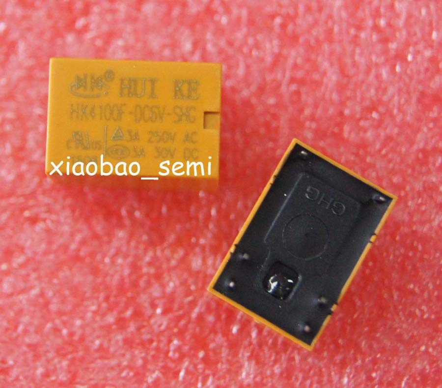 10PCS HK4100F-DC6V-SHG 6VDC Original Power Relay 6Pins