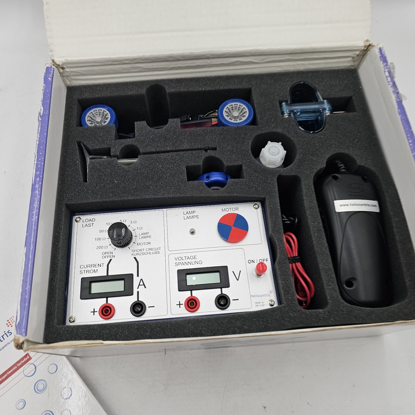 Rare Dr Fuel Cell Model Car Heliocentris CH013518 Solar Model Car Kit Box/Manual