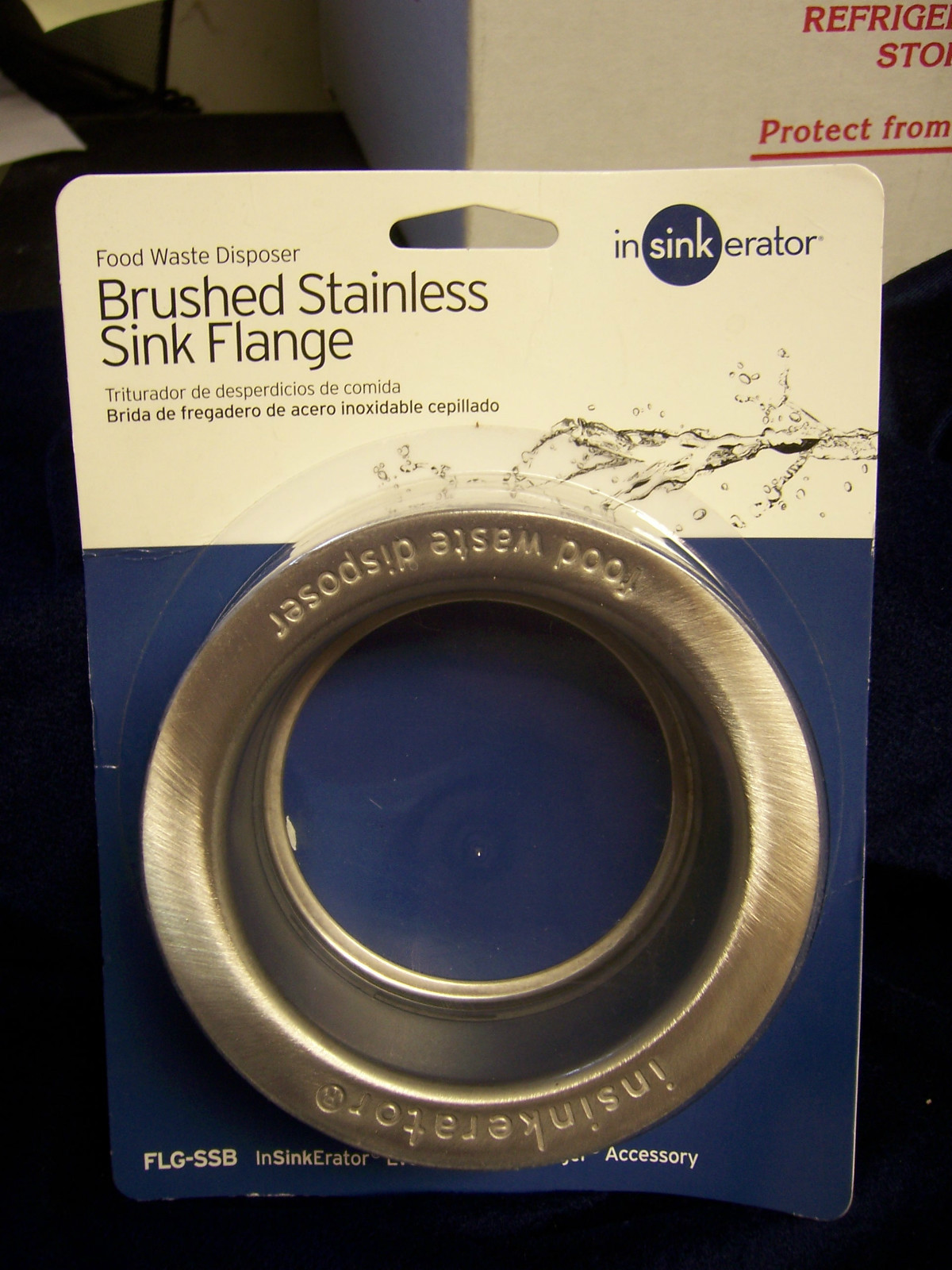 BRUSHED STAINLESS SINK FLANGE GARBAGE DISPOSAL FLG-SSB 4 1/2″ badger evolution