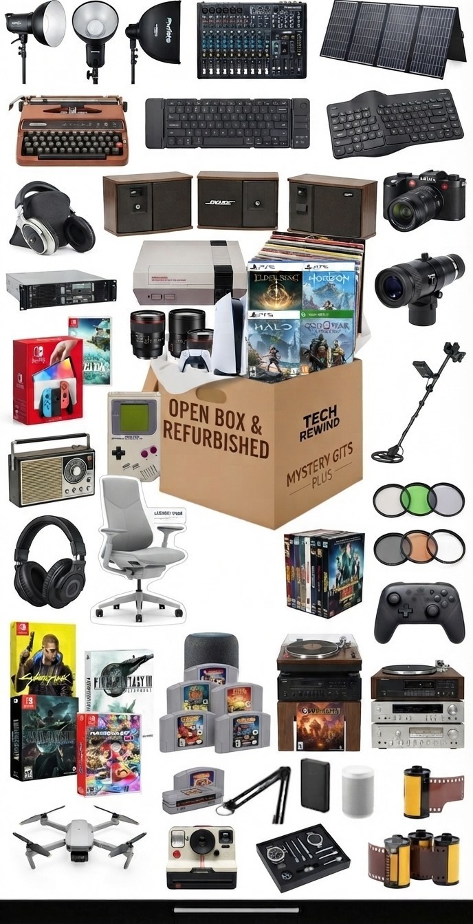 2026 New Real Random Mystery Box Electronic Products Luck Bag Gift Electronics!