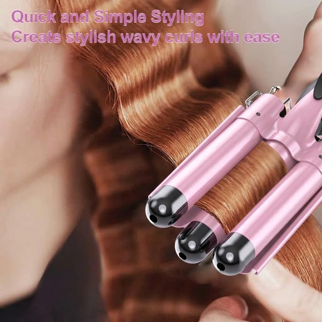 15 Variable Temperature Crimper Hair Tool，1 Inch Hair Crimper，60 Min Auto-Off…