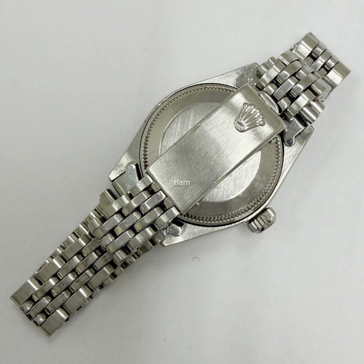 ROLEX 6924 Oyster Perpetual Date Silver Mosaic Automatic SS