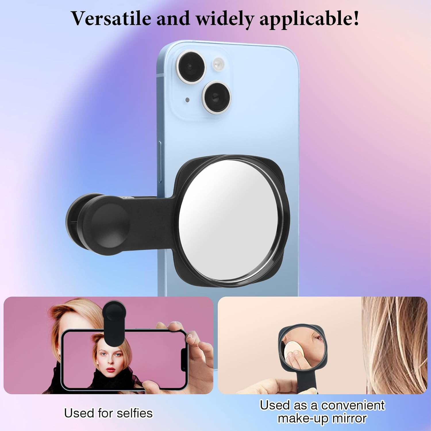 Phone Rear Camera Selfie Mirror – See How You Look in the Back Camera – for High