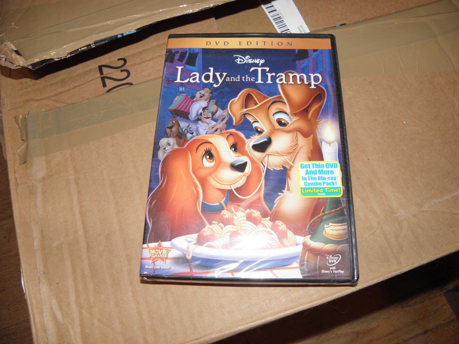 DVD Disney Movie Lady and the Tramp New