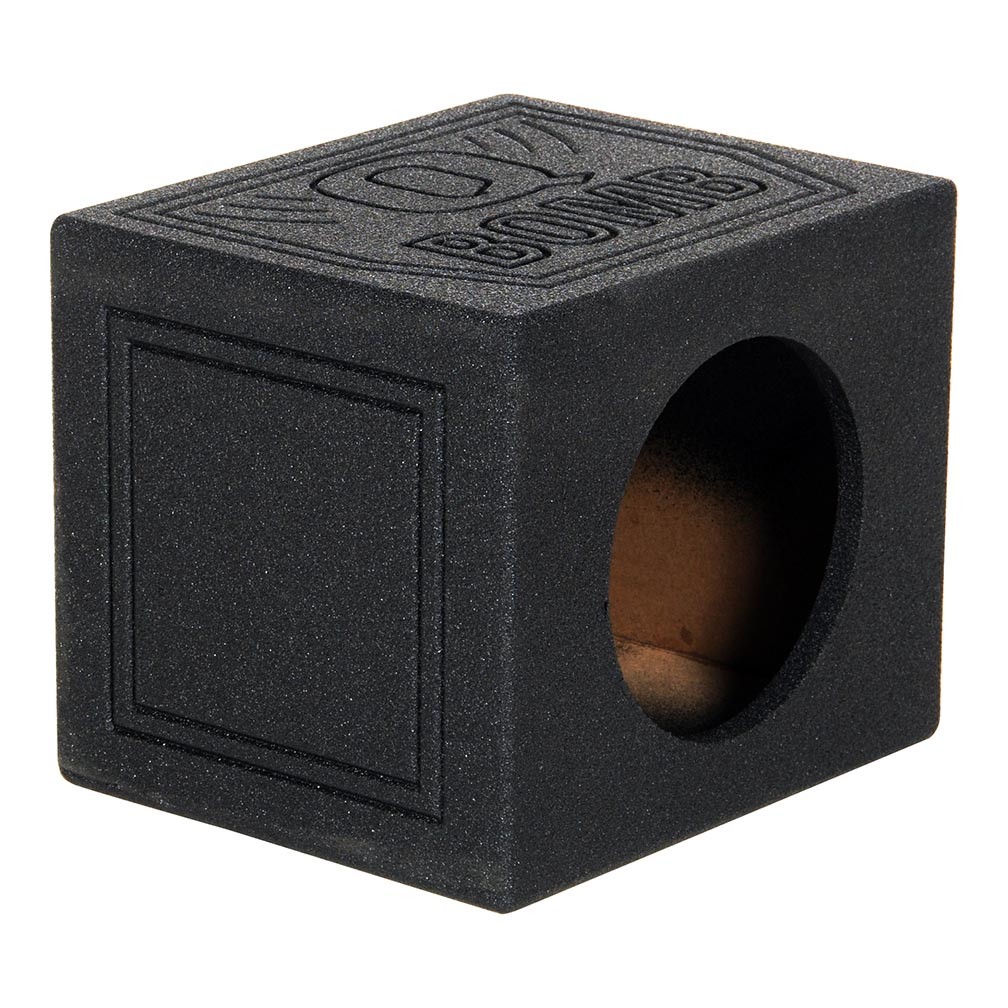 Qpower Single 10″ Sealed Woofer Enclosure withh Bed Liner Spray