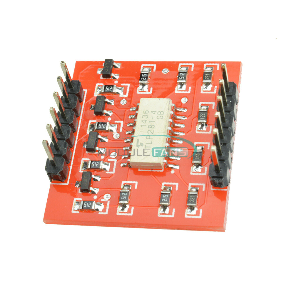 4-Channel Opto-isolator IC Module Arduino Low &High level Expansion Board TLP281