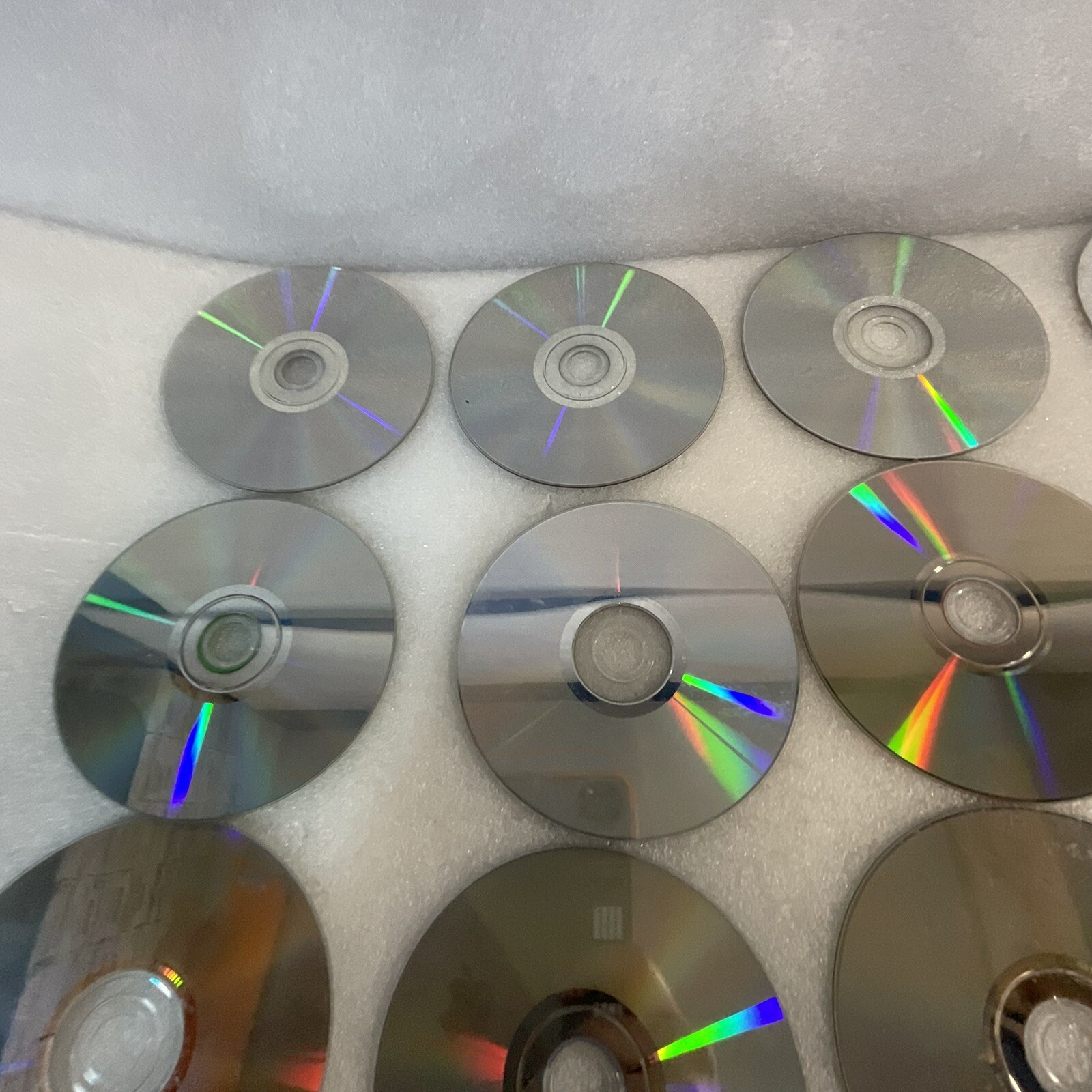 Lot of 33 Disks No Covers CD DVD Video Game Scratches AS-IS